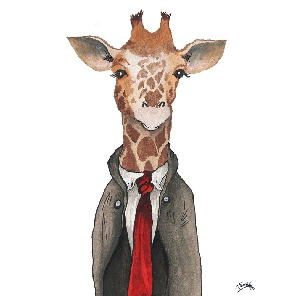 Gentleman Giraffe Poster Print by Elizabeth Medley-VARPDX13215HA Image 1