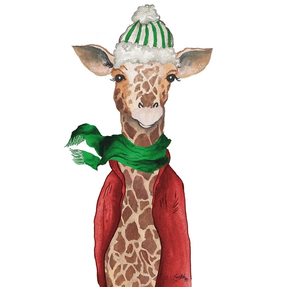 Fashion Forward Giraffe Poster Print by Elizabeth Medley-VARPDX13215HC Image 1