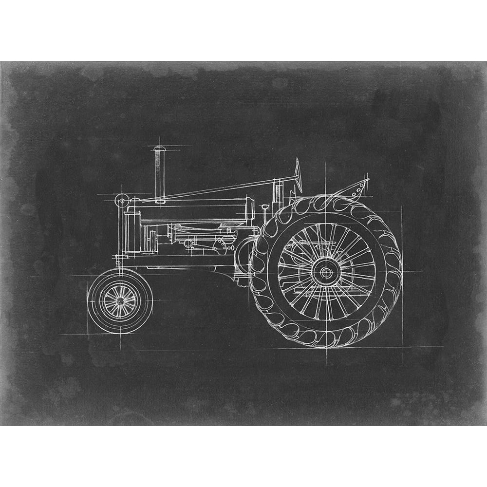 Tractor Blueprint IV Poster Print - Ethan Harper-VARPDX132280Z Image 1