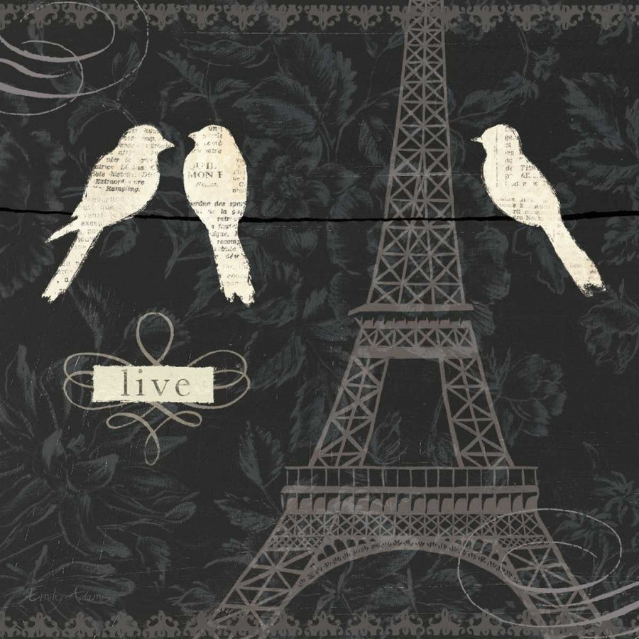 Love Paris I Poster Print by Emily Adams-VARPDX13235 Image 1