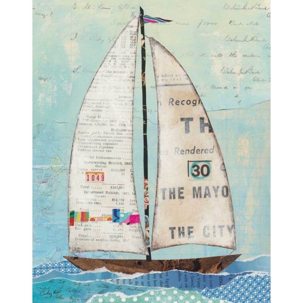 At the Regatta III Poster Print by Courtney Prahl-VARPDX13240 Image 1