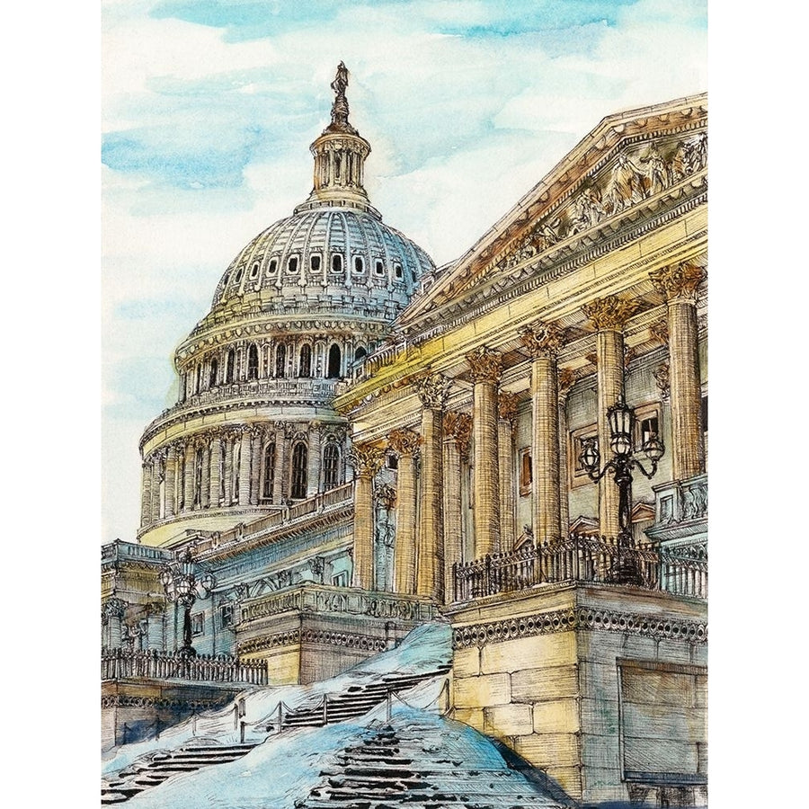 US Cityscape-Washington DC Poster Print - Melissa Wang-VARPDX132436GG Image 1