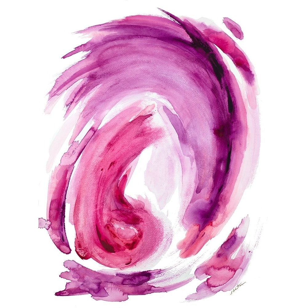 Pink Swirl I Poster Print by L. Hewitt-VARPDX13246 Image 1