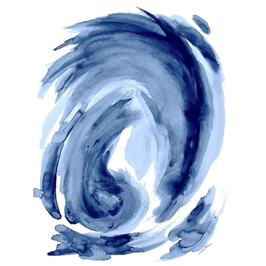 Blue Swirl I Poster Print by L. Hewitt-VARPDX13246C Image 1