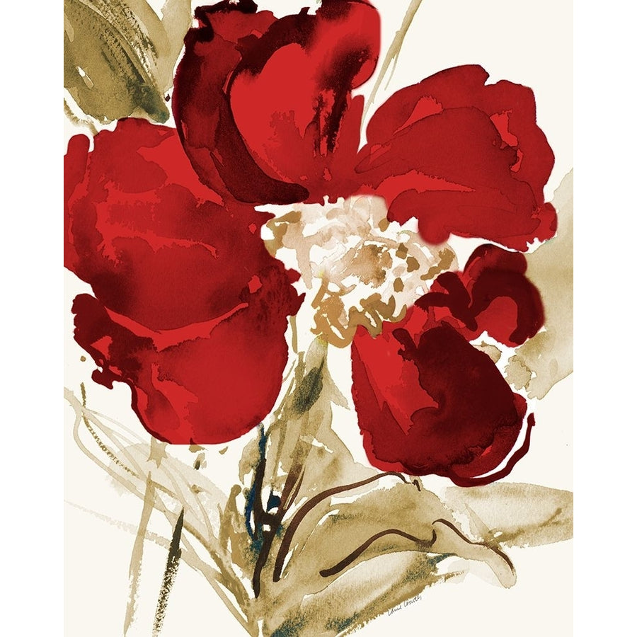 Bright Red Bloom II Poster Print - Lanie Loreth-VARPDX13273AC Image 1