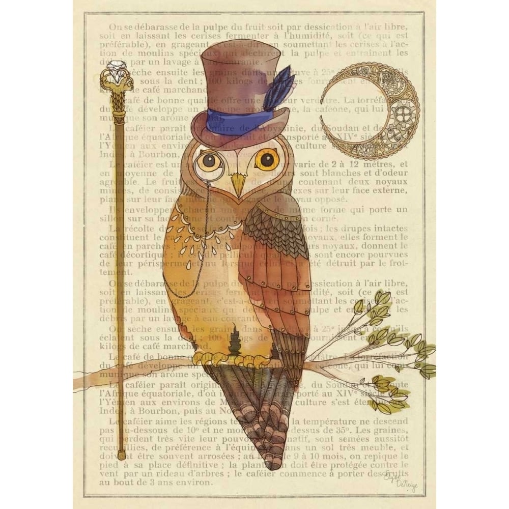 Steampunk Owl II Poster Print by Elyse DeNeige-VARPDX13288 Image 1