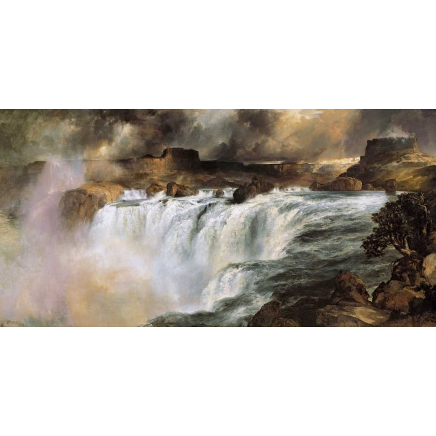 Shoshone Falls on the Snake River Poster Print by Thomas Moran-VARPDX133229 Image 1