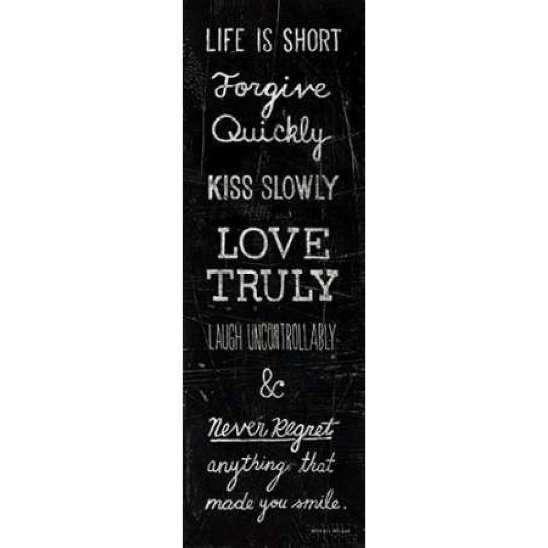 Life is Short Poster Print by Michael Mullan-VARPDX13326 Image 1