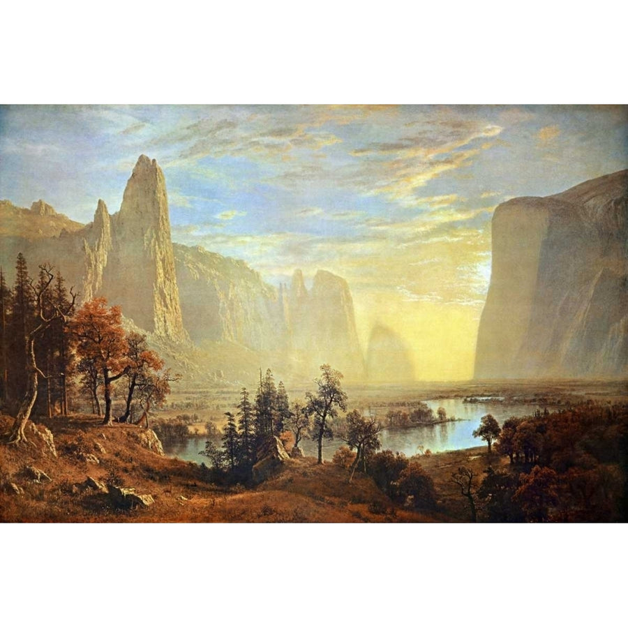 Yosemite Valley Poster Print by Albert Bierstadt-VARPDX133309 Image 1