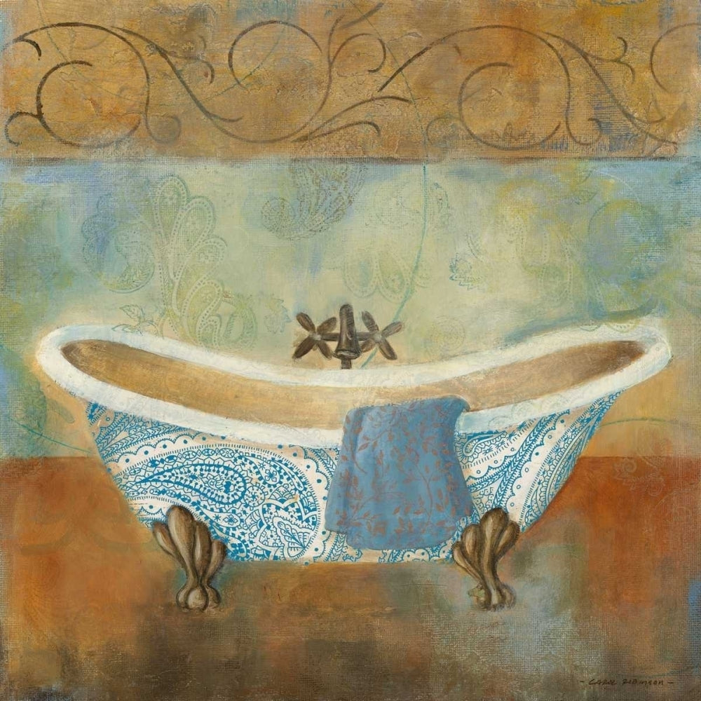 Paisley Bath II Poster Print by Carol Robinson-VARPDX13340 Image 2