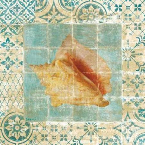 Shell Tiles IV Blue Poster Print by Danhui Nai-VARPDX13351 Image 1