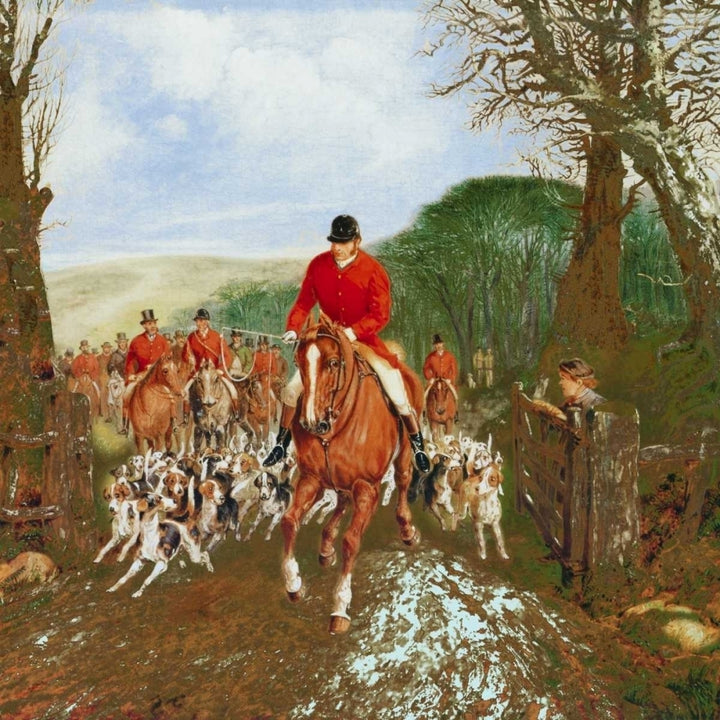 A Hunt Going Through A Gate Poster Print by Henry Jr. Alken-VARPDX133673 Image 2