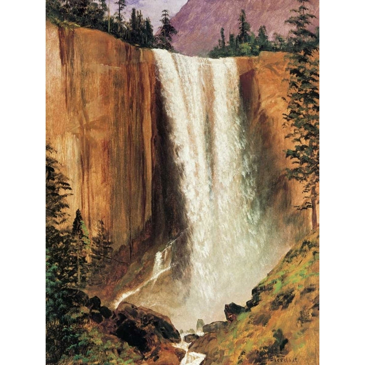 Yosemite Falls Poster Print by Albert Bierstadt-VARPDX133291 Image 2