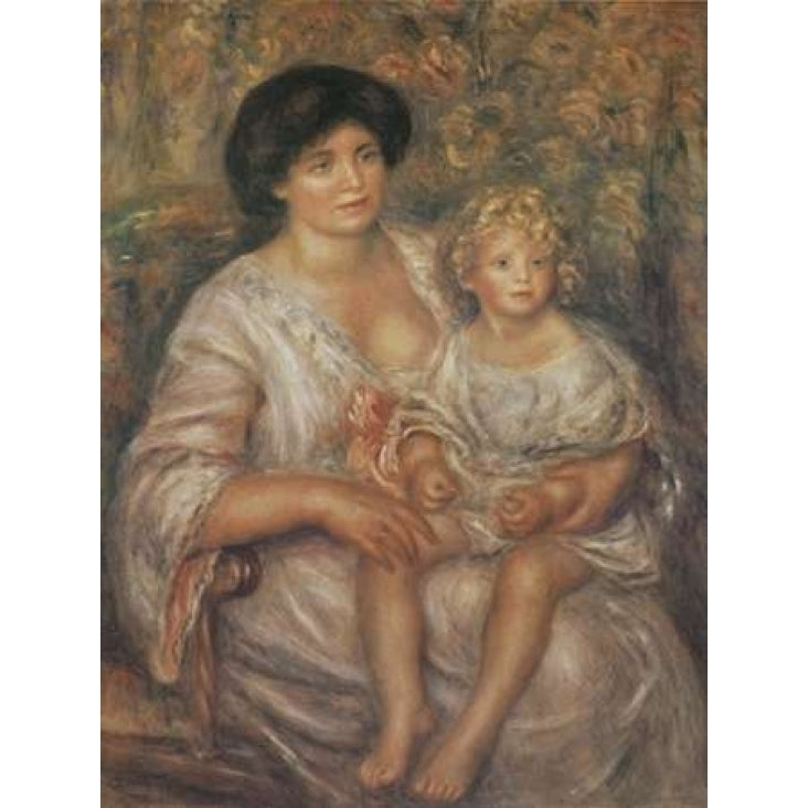 Mother and Child Poster Print by Pierre-Auguste Renoir-VARPDX134145 Image 1