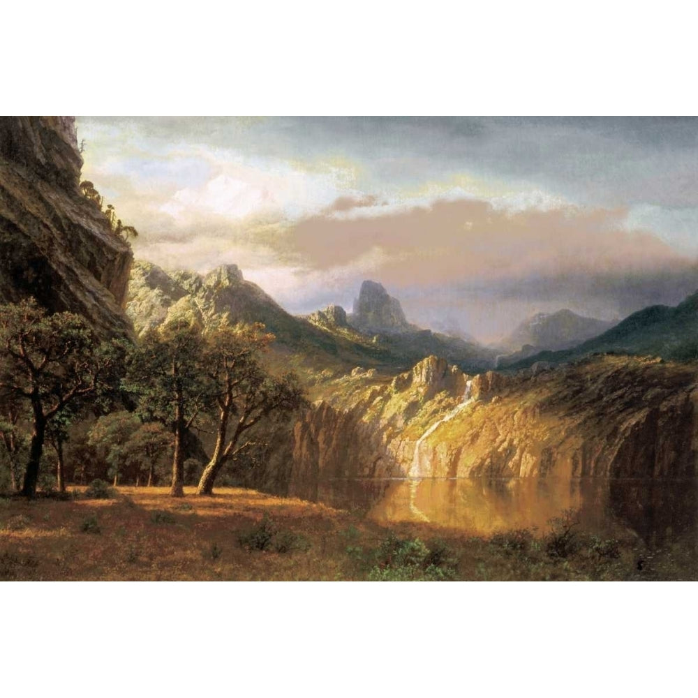 In the Valley Poster Print by Albert Bierstadt-VARPDX134294 Image 1