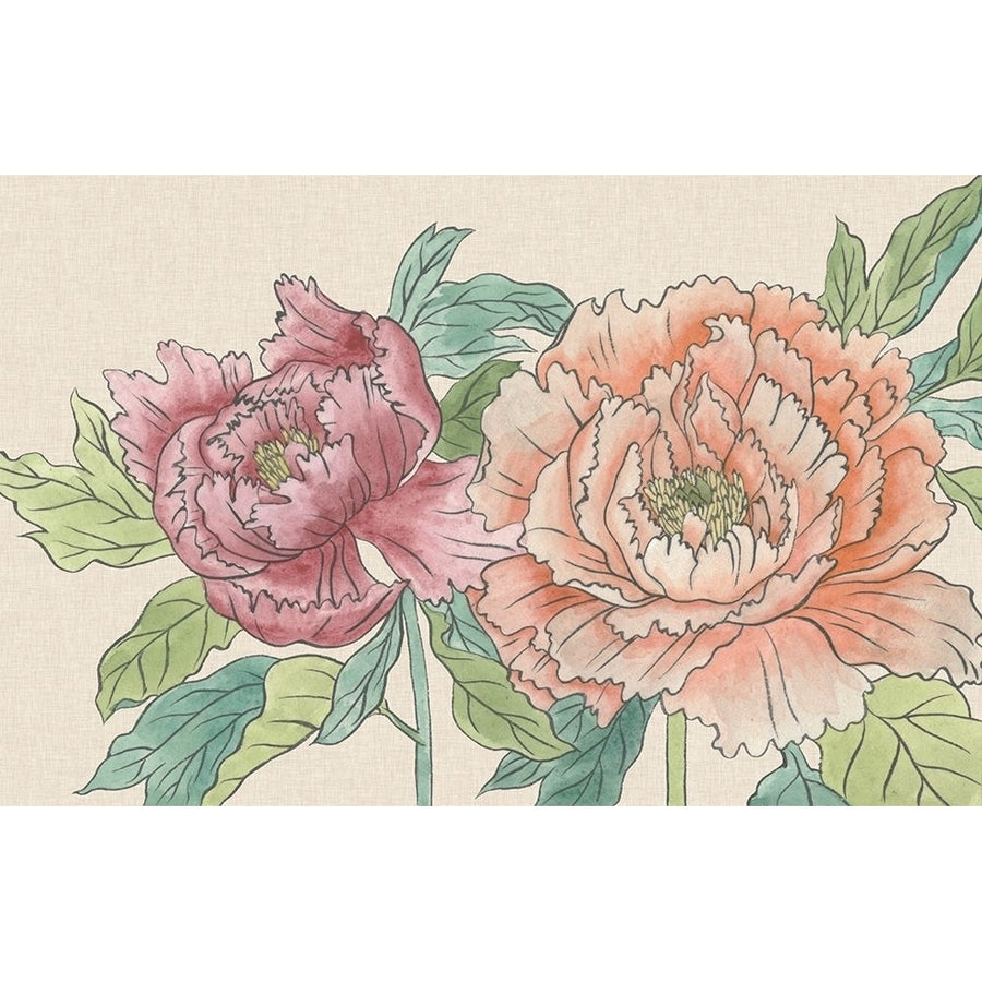 Peony Blooms IV Poster Print - Melissa Wang-VARPDX134306Z Image 1