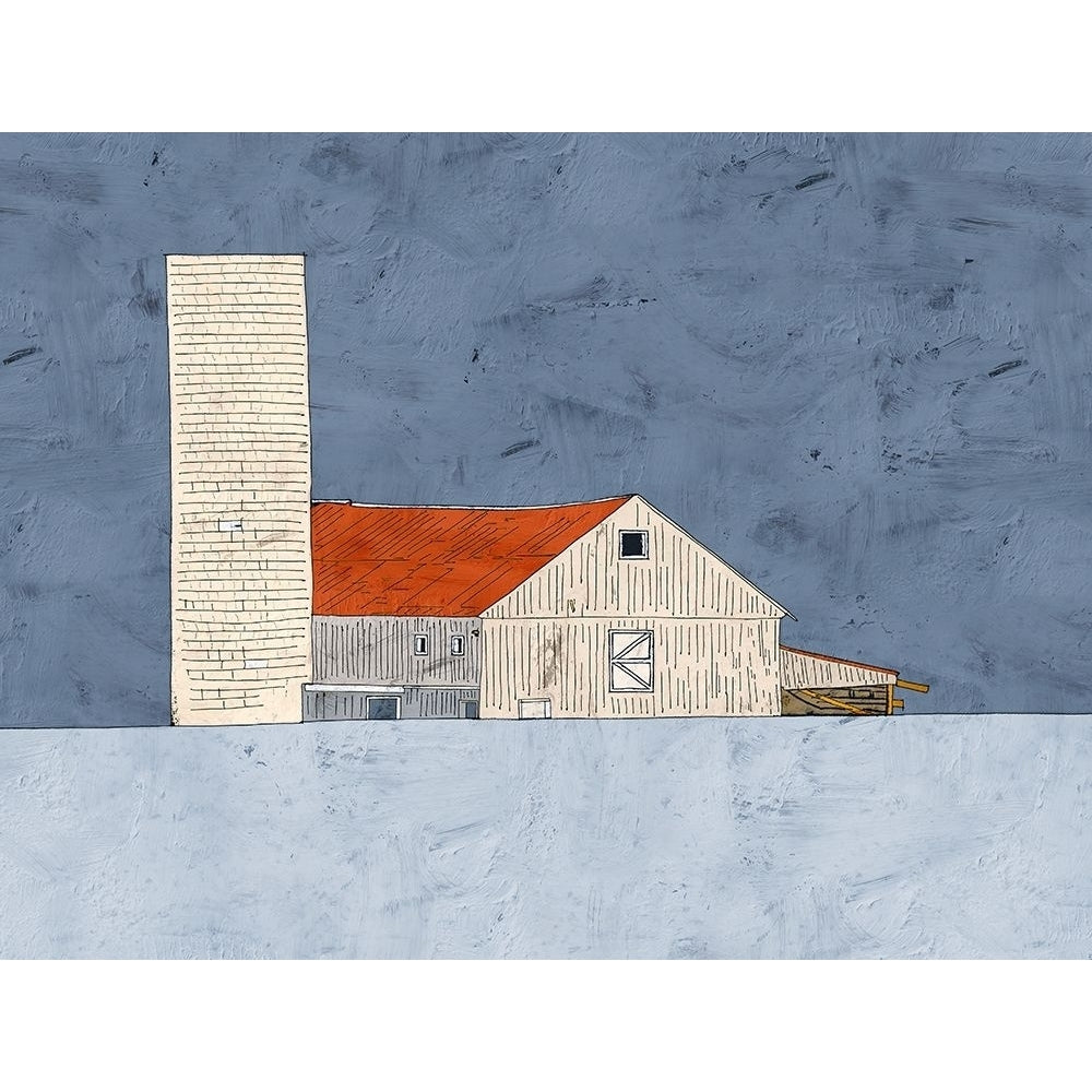 Barn and Silo Poster Print by Ynon Mabat-VARPDX13463D Image 1