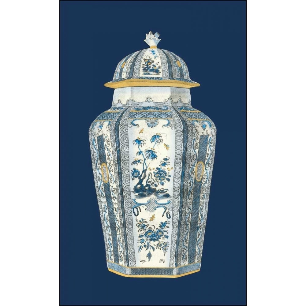 Asian Urn in Blue and White I Poster Print - Studio Vision-VARPDX13483Z Image 1