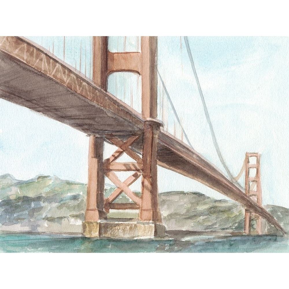 Iconic Watercolor Bridge III Poster Print - Ethan Harper-VARPDX134966FN Image 1