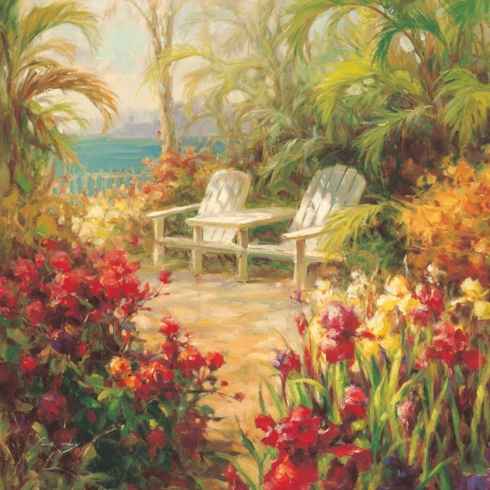 Seaside Garden Poster Print by Vail Oxley-VARPDX134OXL1000 Image 2