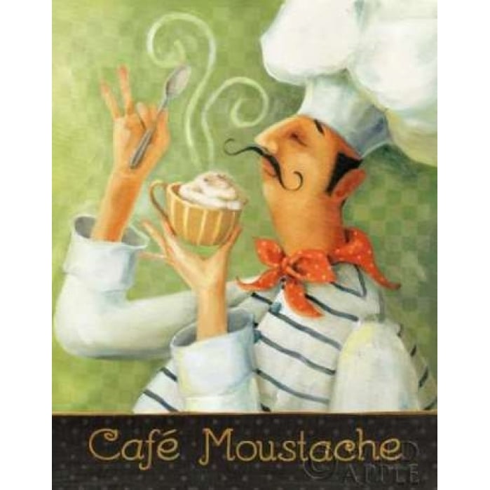 Cafe Moustache II Poster Print by Lisa Audit-VARPDX13517 Image 1