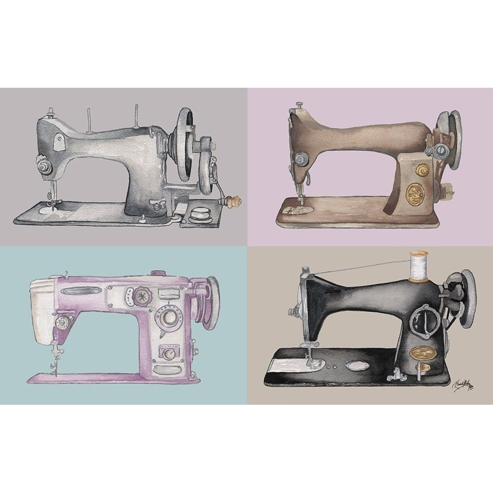 Sewing Machine Collage Poster Print by Mary Beth Baker-VARPDX13535A Image 1