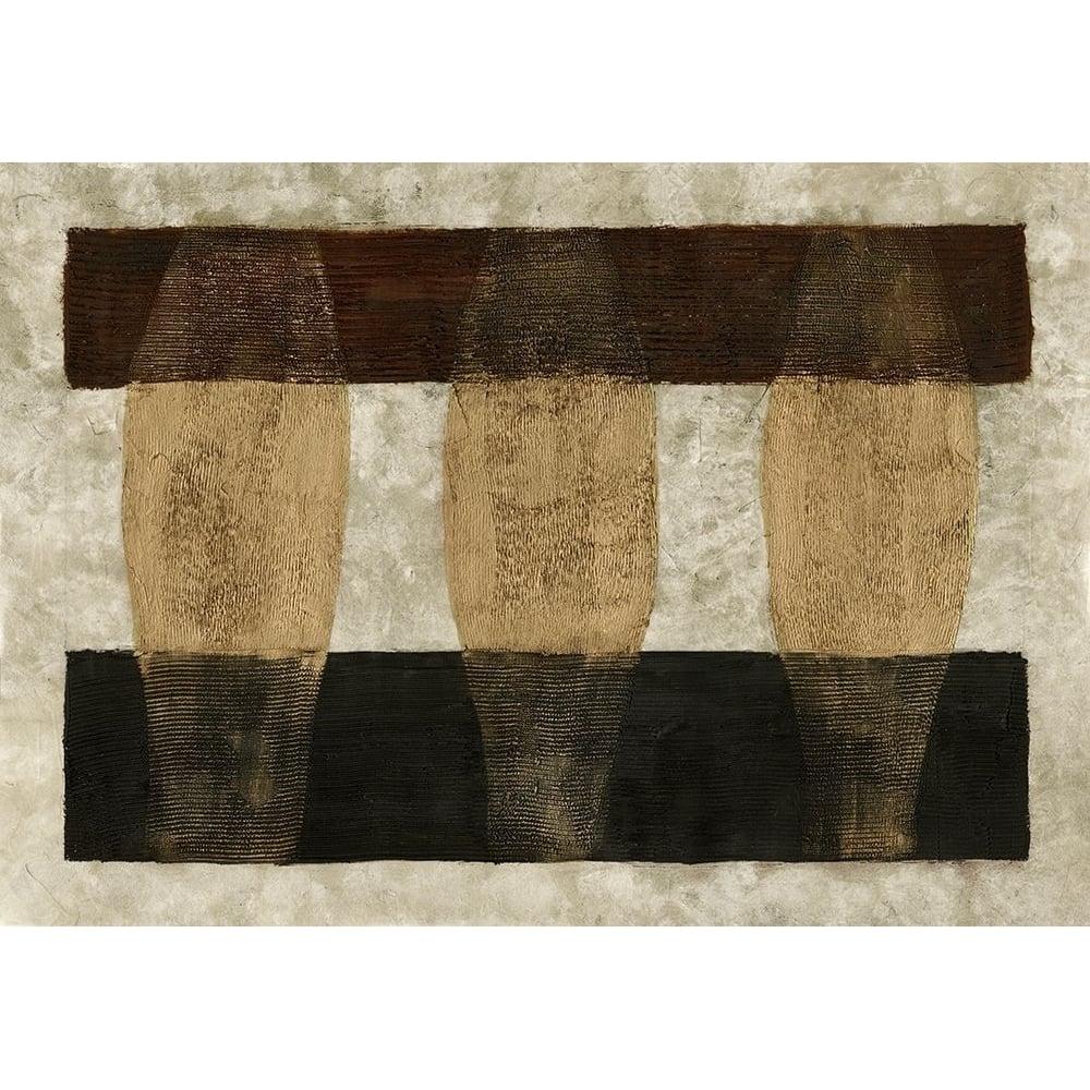 Textured Vessels I Poster Print - Jennifer Goldberger-VARPDX13564Z Image 1