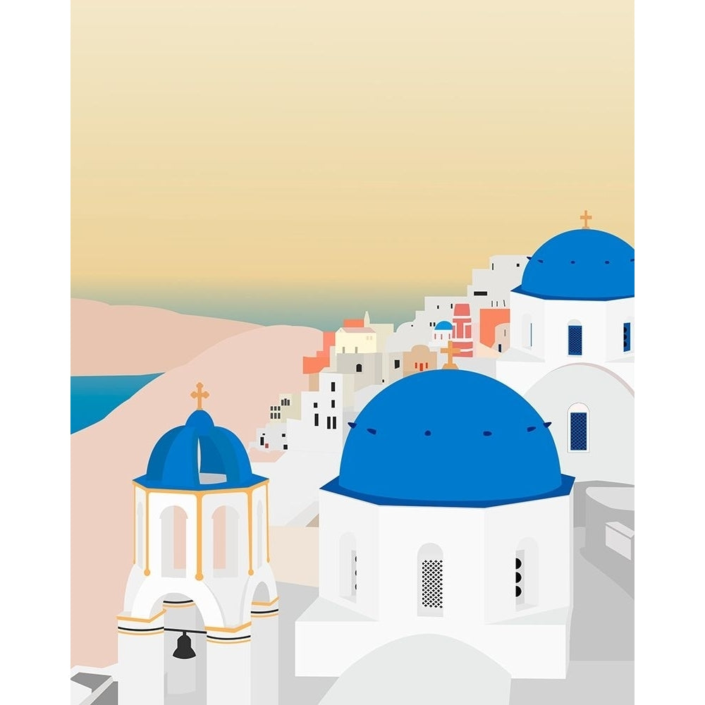 Travel Europe--Santorini Poster Print - Gurli Soerensen-VARPDX135754GG Image 1