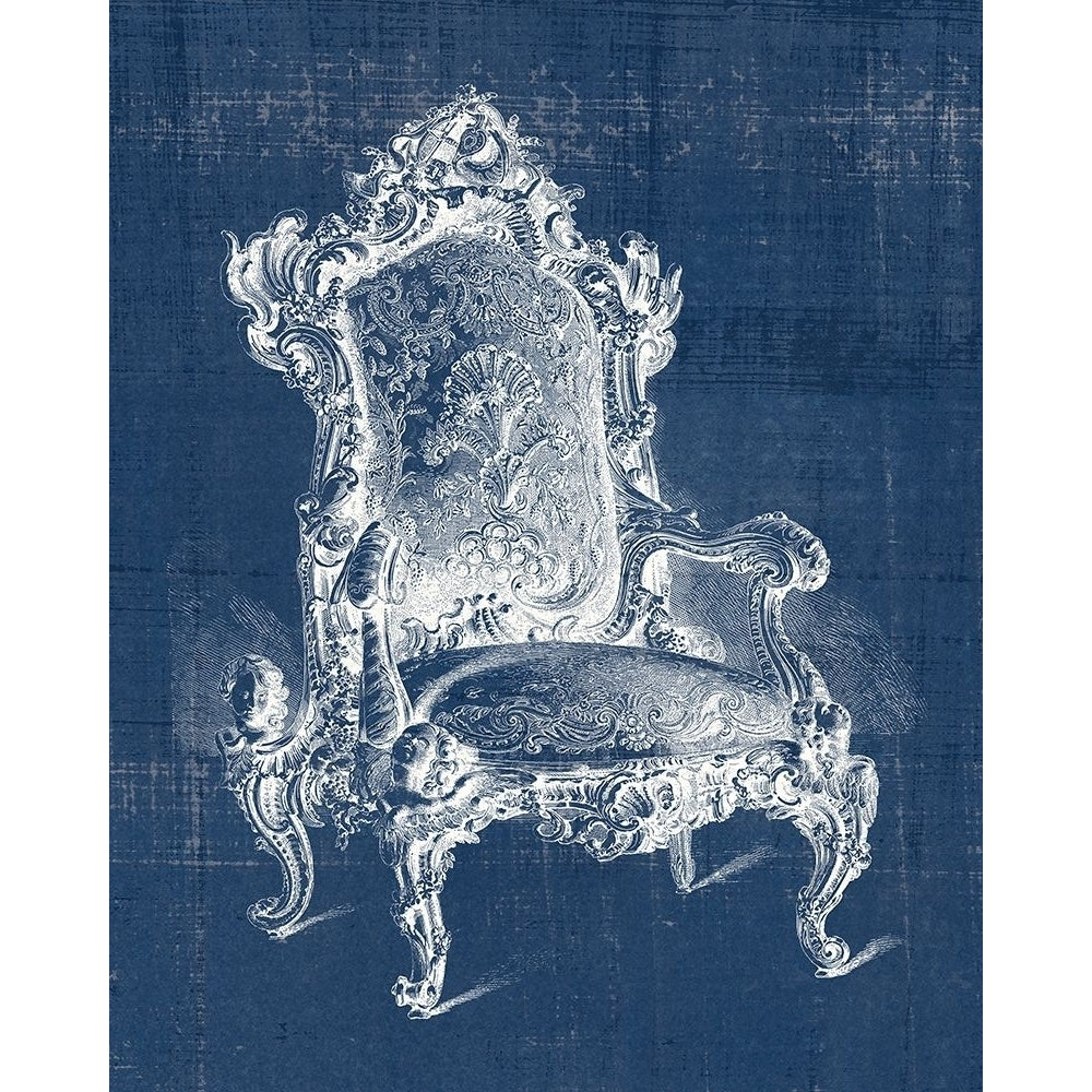 Antique Chair Blueprint II Poster Print - Studio Vision-VARPDX135798Z Image 1