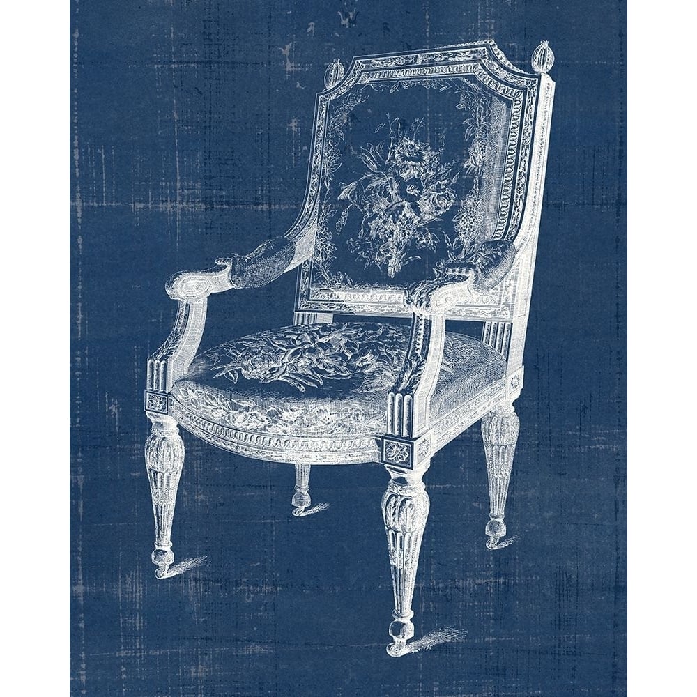 Antique Chair Blueprint IV Poster Print - Studio Vision-VARPDX135800Z Image 1