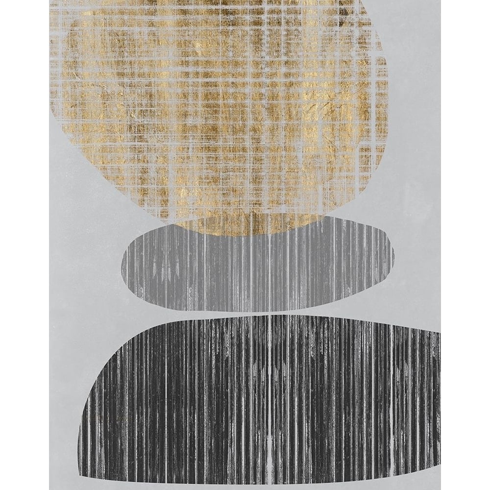 Gilded Shapes I Poster Print - Jennifer Goldberger-VARPDX136076GG Image 1