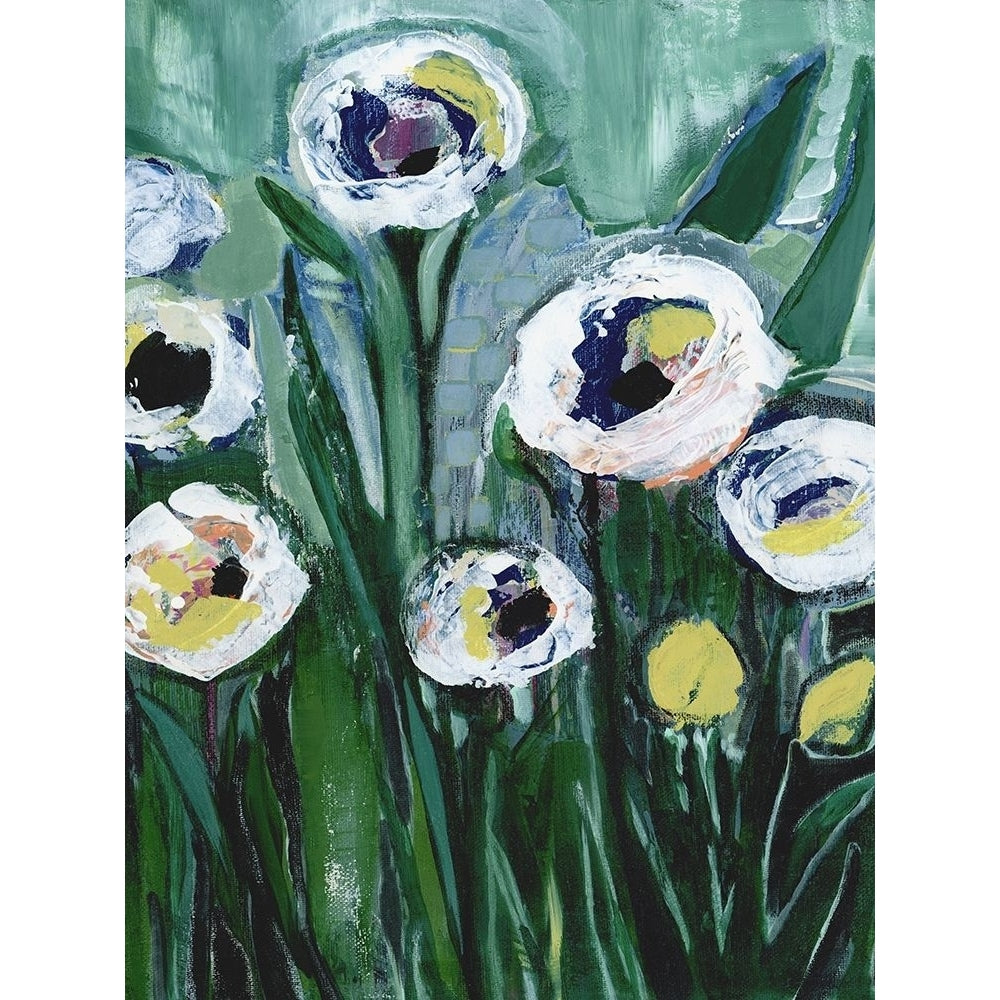 Modern White Floral V Poster Print - Tara Daavettila-VARPDX136946GG Image 1