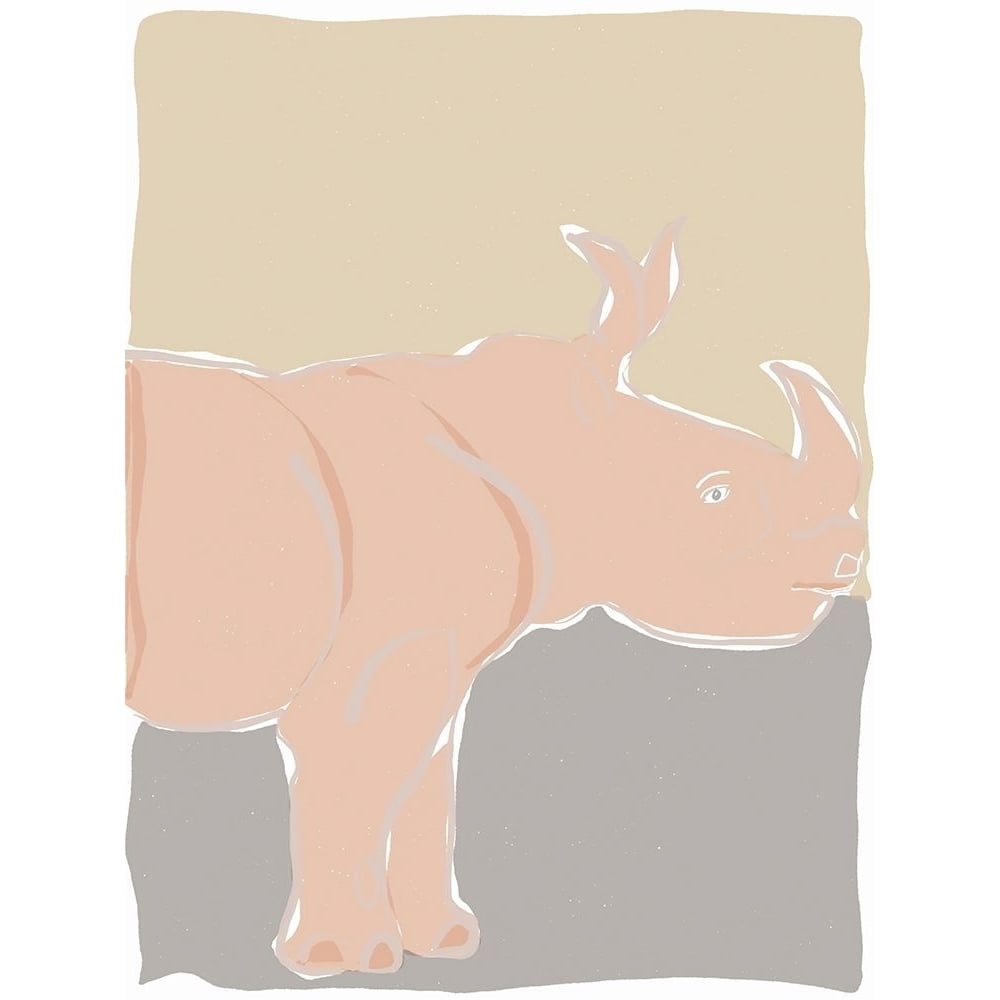 Pastel Zoo I Poster Print - Rob Delamater-VARPDX137015D Image 1