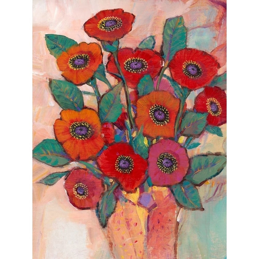 Poppies in a Vase II Poster Print - Tim OToole-VARPDX137055GG Image 1