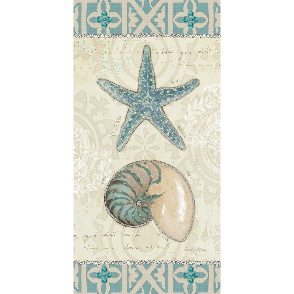 Beach Treasures I Poster Print by Emily Adams-VARPDX13721 Image 2