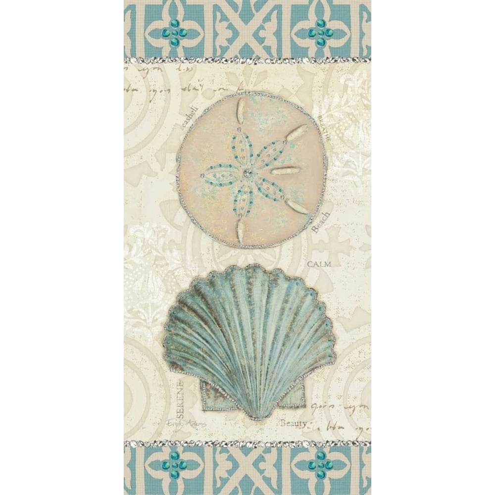 Beach Treasures II Poster Print by Emily Adams-VARPDX13722 Image 1