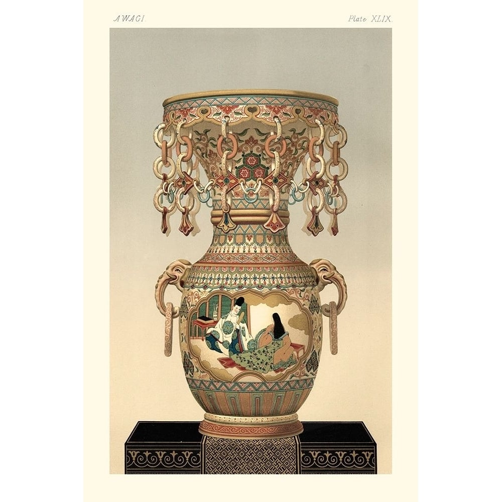 Awagi Vase Pl. XLIX Poster Print - George Audsley-VARPDX137306Z Image 1