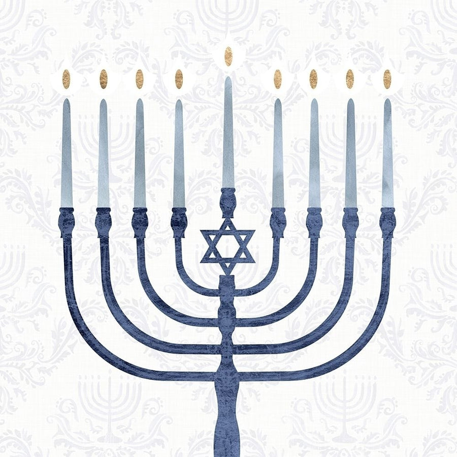 Sophisticated Hanukkah II Poster Print - Victoria Borges-VARPDX137952D Image 1