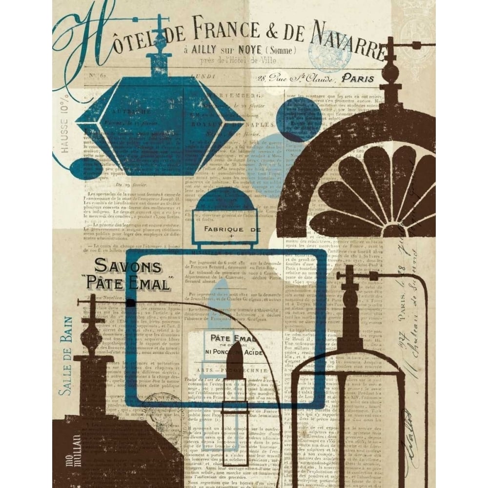 French Spa I Poster Print by Michael Mullan-VARPDX1380 Image 2