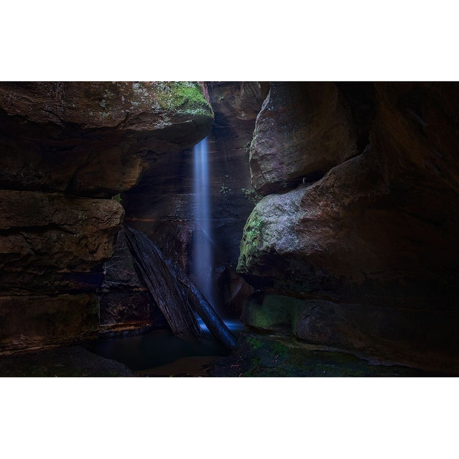 Blue Mountains Waterfall Poster Print - Yan Zhang-VARPDX1381229 Image 1