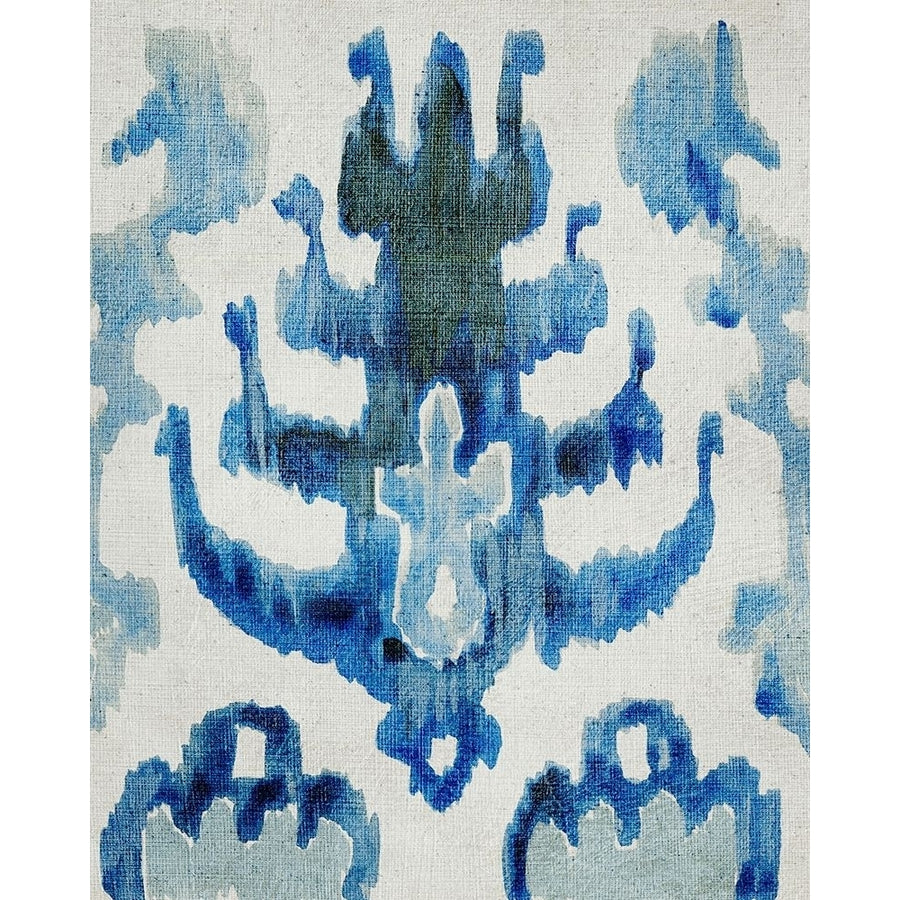 Sapphire Ikat IV Poster Print - Chariklia Zarris-VARPDX138159Z Image 1