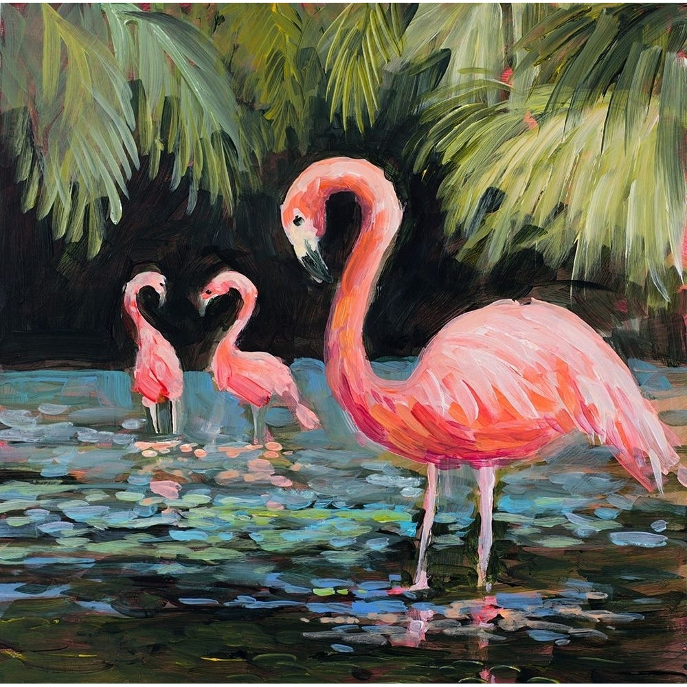 Relaxing Flamingo II Poster Print by Jane Slivka-VARPDX13820 Image 1