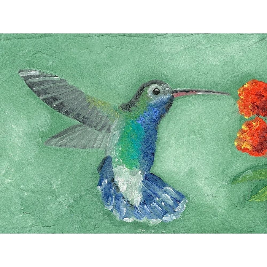 Fresco Hummingbird I Poster Print - Alicia Ludwig-VARPDX138263D Image 1