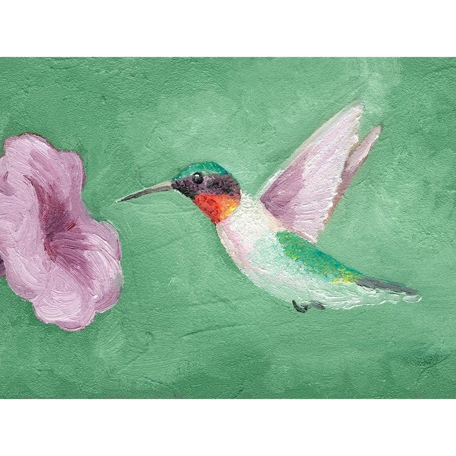 Fresco Hummingbird II Poster Print - Alicia Ludwig-VARPDX138264D Image 1