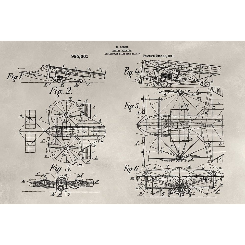 Patent--Aerial Machine Poster Print - Alicia Ludwig-VARPDX138448GG Image 1