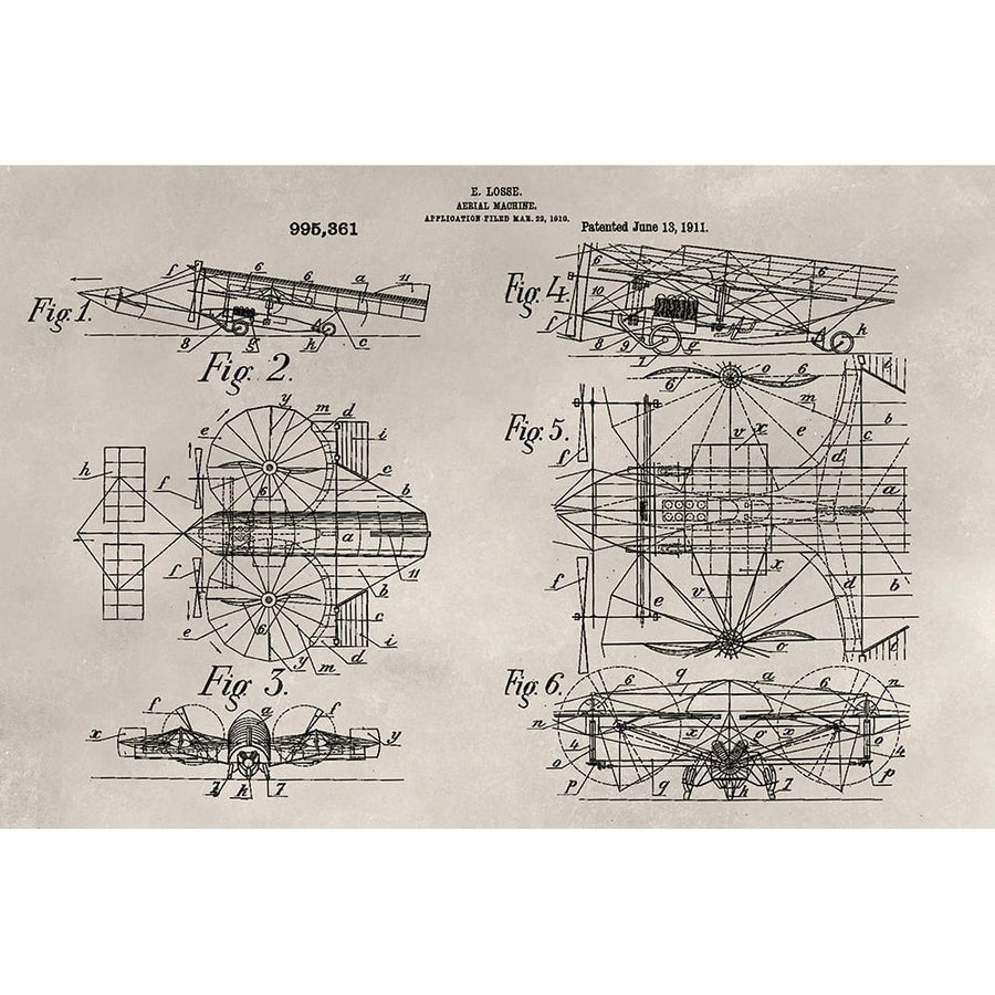 Patent--Aerial Machine Poster Print - Alicia Ludwig-VARPDX138448GG Image 1