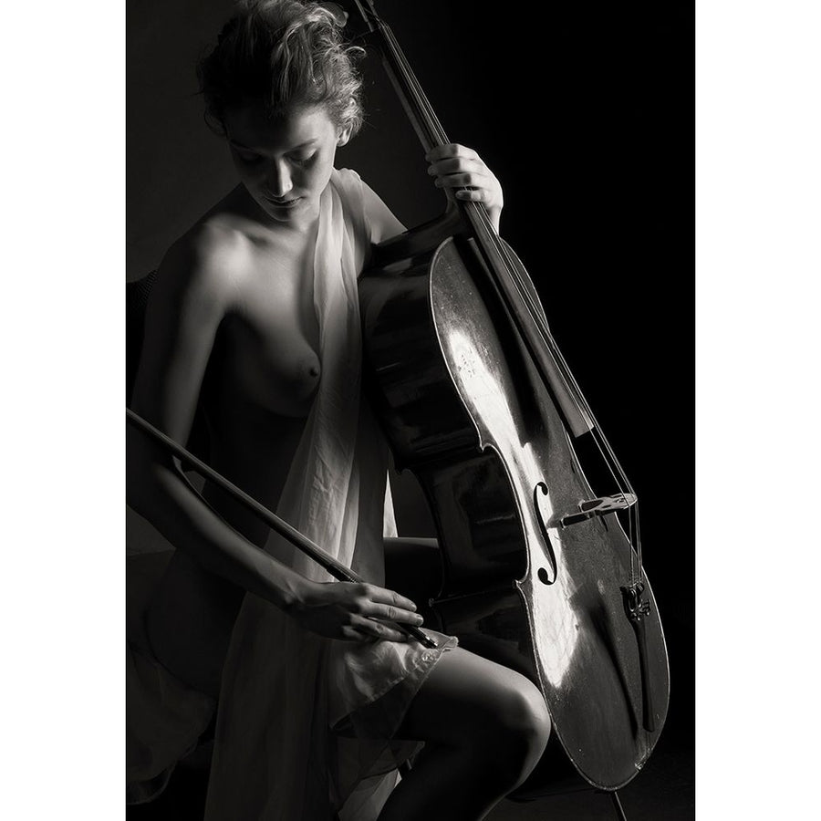 The Girl With Cello Poster Print - James Yang-VARPDX1388233 Image 1