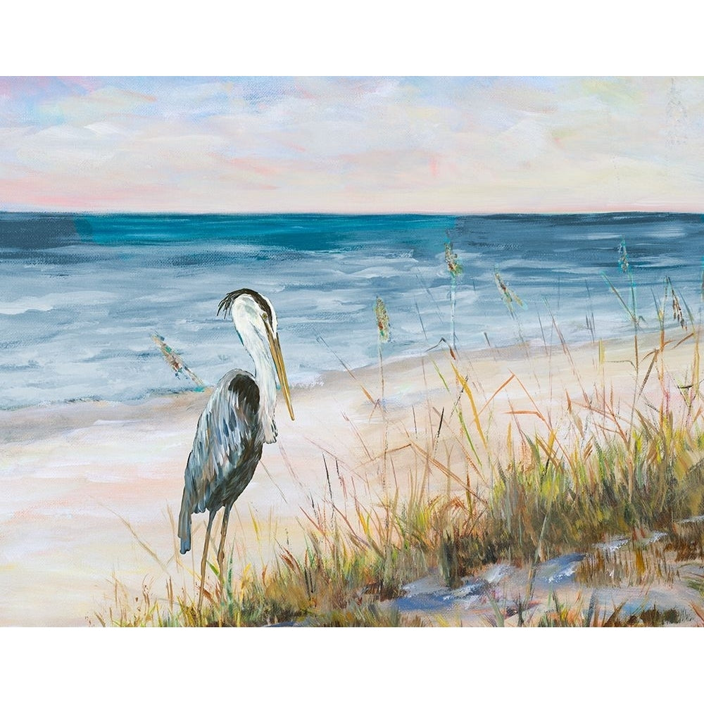 Heron Ocean View Poster Print - Julie DeRice-VARPDX13907GB Image 1