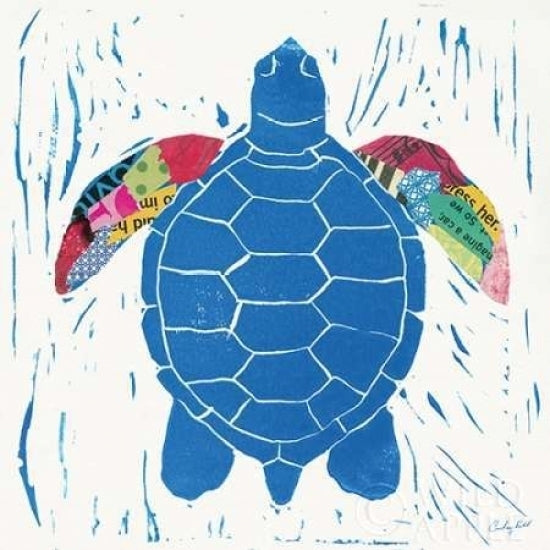 Sea Creature Turtle Color Poster Print by Courtney Prahl-VARPDX13926 Image 1