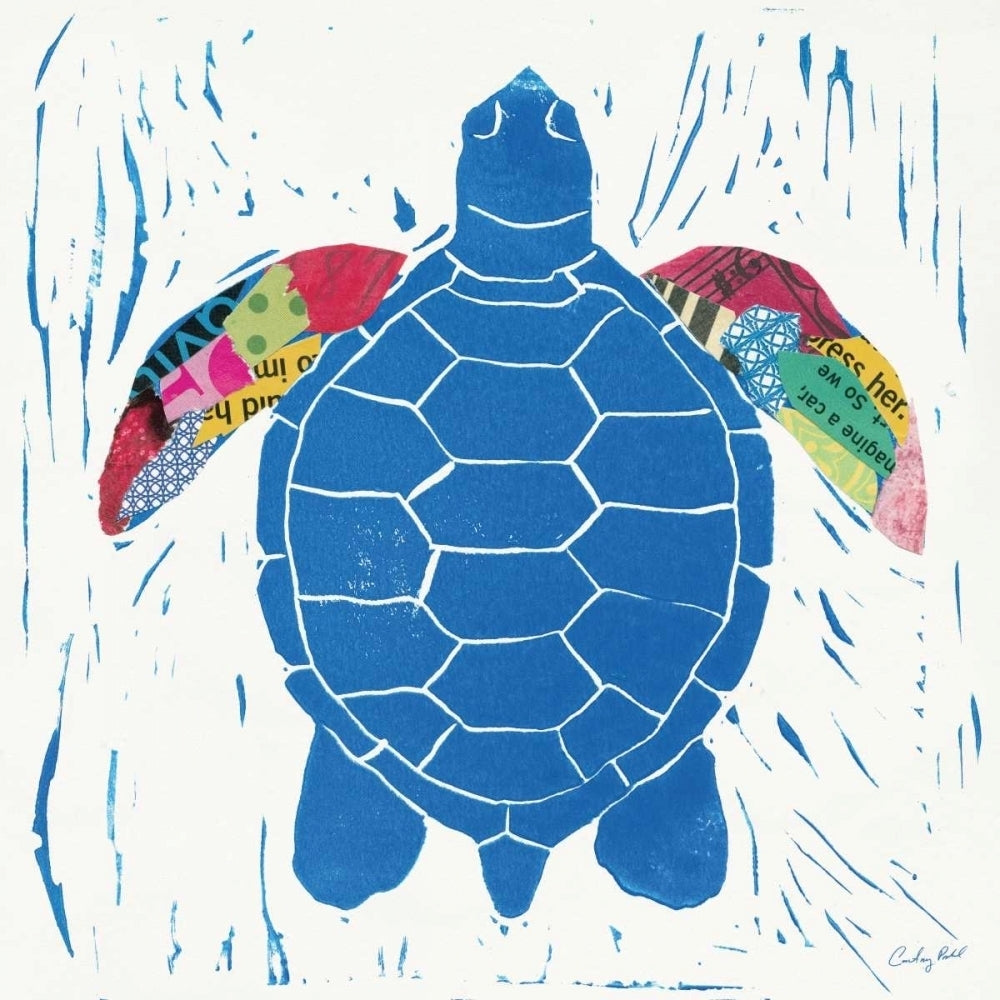 Sea Creature Turtle Color Poster Print by Courtney Prahl-VARPDX13926 Image 2